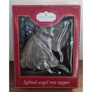 Trim a Home Tree Top Angel with Lights Kmart New Oldstock Christmas Tree Topper
